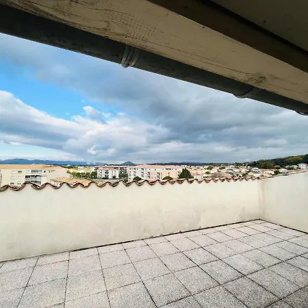 Chaleureux-terrasses Rooftop-rafraichisseur-parking-wifi Montelimar